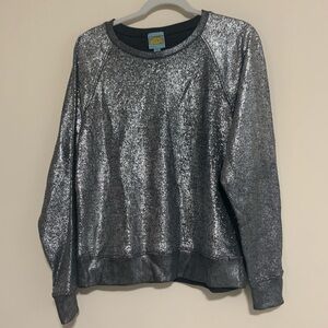 C and c California metallic sweater